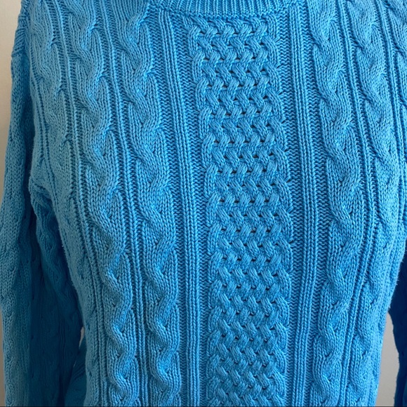 Wainscott Cable Knit Turtleneck Sweater - Picture 5 of 5